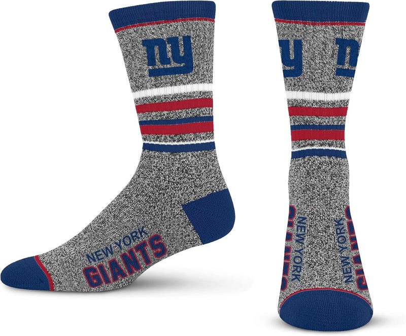 FBF Store For Bare Feet Men's NFL 5 Star Marbled Crew Sock, 1 Pair - Image 1